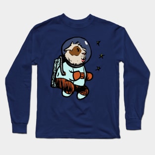 Cosmonaut Guinea Pig Long Sleeve T-Shirt